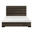 Acworth Brownish Gray Queen Panel Bed by Homelegance at Eve Furniture