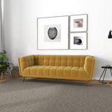 Addison Large Gold Velvet Sofa by Ashcroft Imports at Eve Furniture