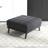 Addison Square Upholstered Ottoman by Ashcroft Imports at Eve Furniture