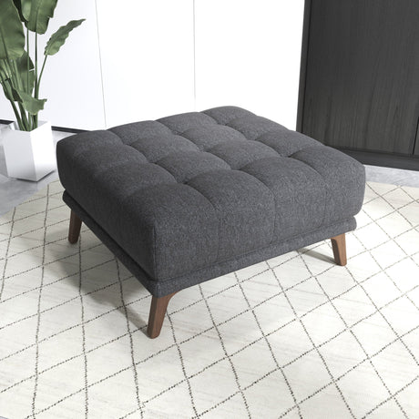 Addison Square Upholstered Ottoman by Ashcroft Imports at Eve Furniture