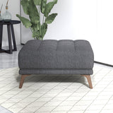 Addison Square Upholstered Ottoman by Ashcroft Imports at Eve Furniture