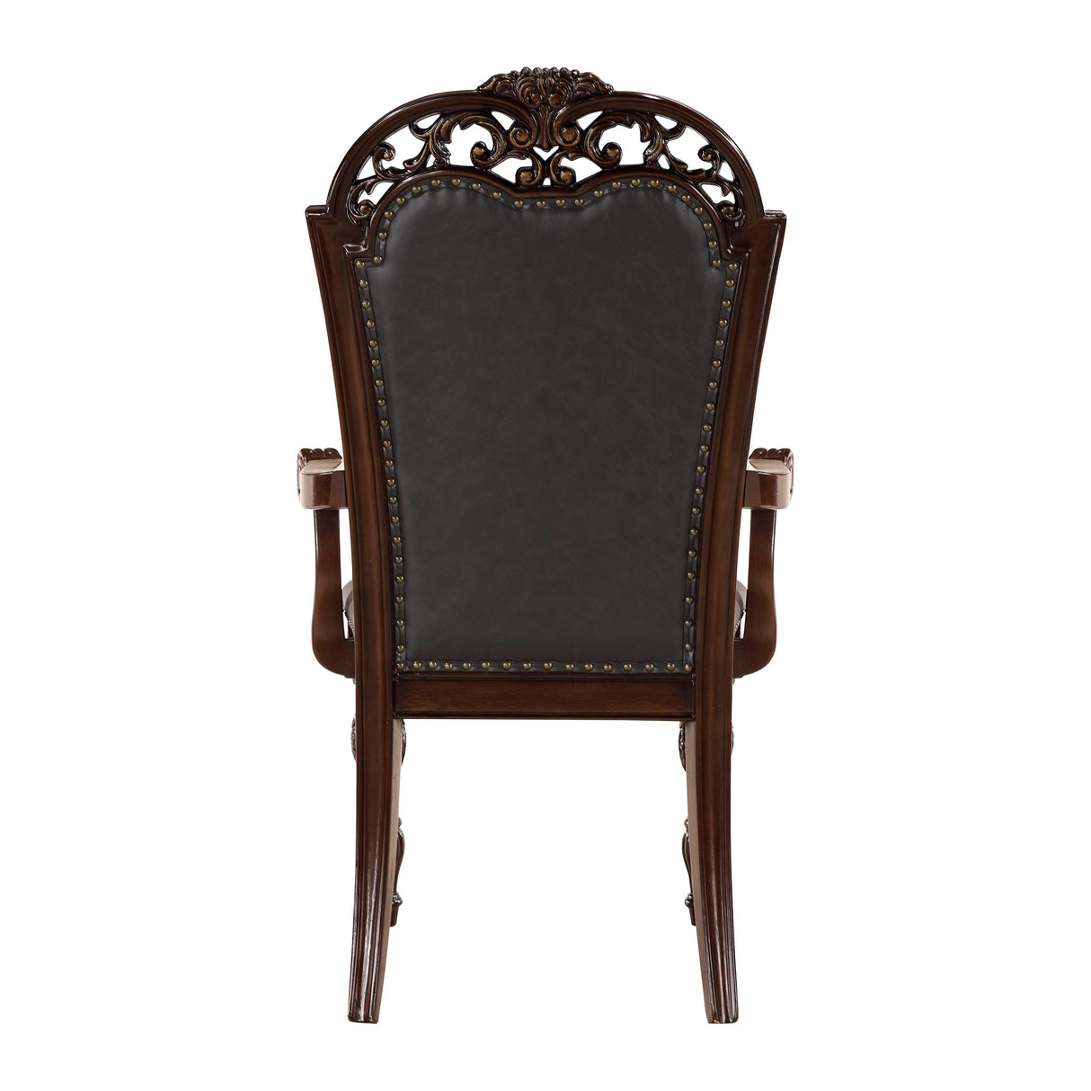 Adelina Cherry Dining Arm Chair, Set of 2 by Homelegance at Eve Furniture