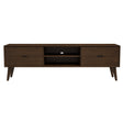 Adrian TV Stand (Walnut) by Ashcroft Imports at Eve Furniture