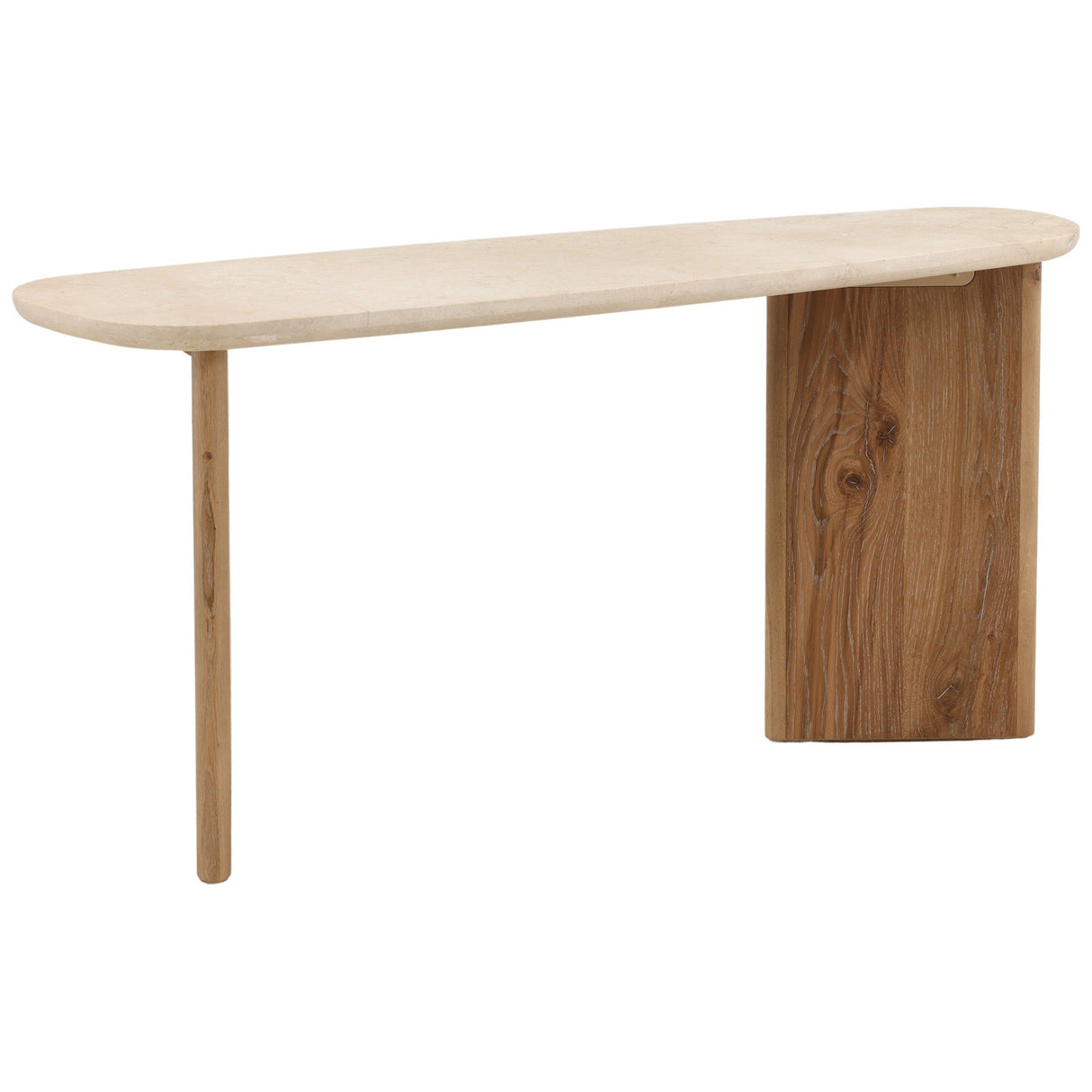 Aelwyn Console Table, Cream by Dovetail at Eve Furniture