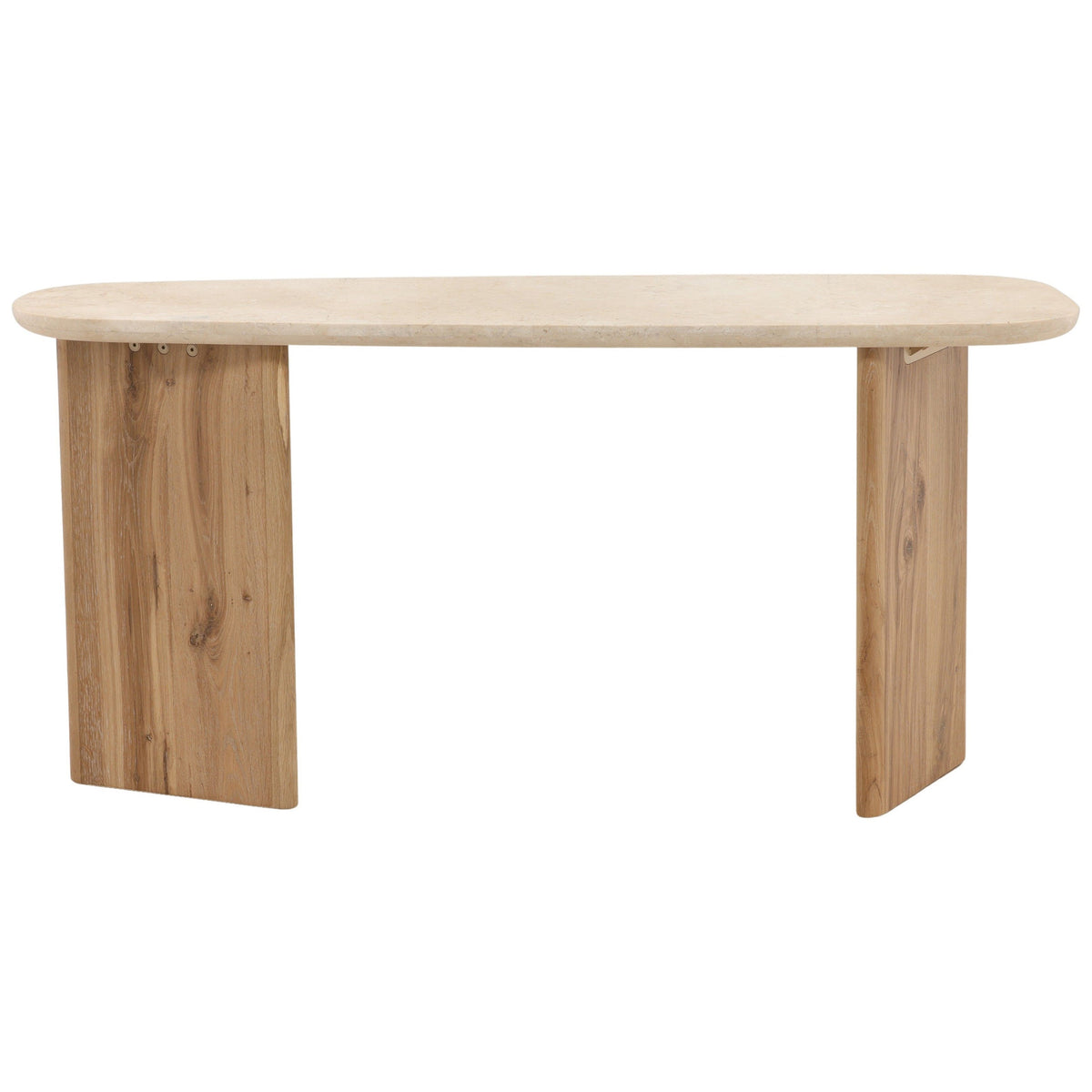 Aelwyn Console Table, Cream by Dovetail at Eve Furniture