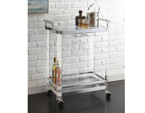 Aerin Server Cart by Steve Silver at Eve Furniture