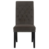 Alana Upholstered Tufted Side Chairs with Nailhead Trim, Set of 2 by Coaster at Eve Furniture
