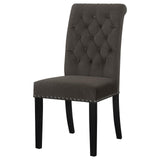 Alana Upholstered Tufted Side Chairs with Nailhead Trim, Set of 2 by Coaster at Eve Furniture