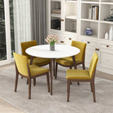 Alina Dining Table (White) by Ashcroft Imports at Eve Furniture
