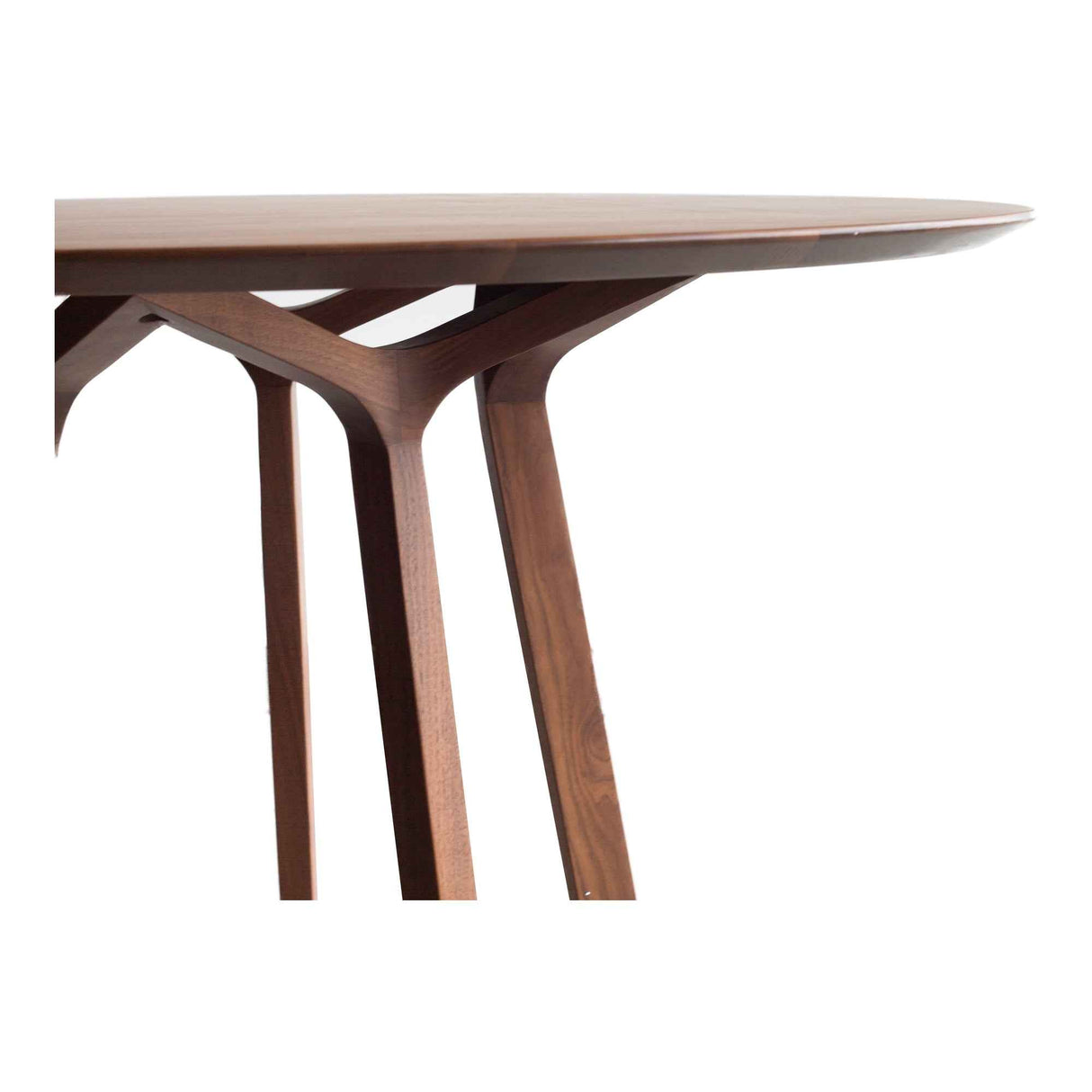 Aldo Brown Round Dining Table by Moe's Home at Eve Furniture