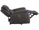Alexandria Chocolate 3-Piece Top-Grain Leather Power Reclining Set by Steve Silver at Eve Furniture