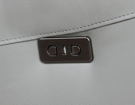 Alexandria Stone Top-Grain Leather 6-Piece Power Reclining Set by Steve Silver at Eve Furniture