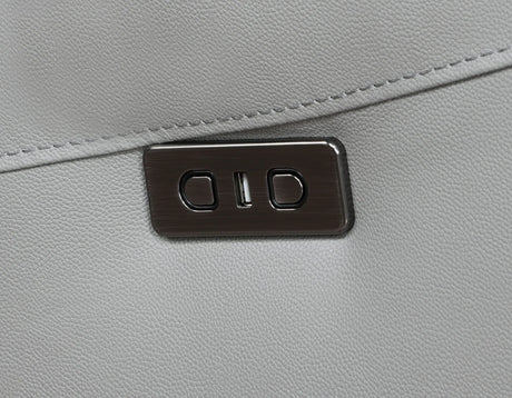 Alexandria Stone Top-Grain Leather 6-Piece Power Reclining Set by Steve Silver at Eve Furniture