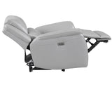 Alexandria Stone Top-Grain Leather Power Recliner by Steve Silver at Eve Furniture