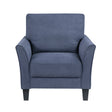 Aliana Blue Chair by Homelegance at Eve Furniture