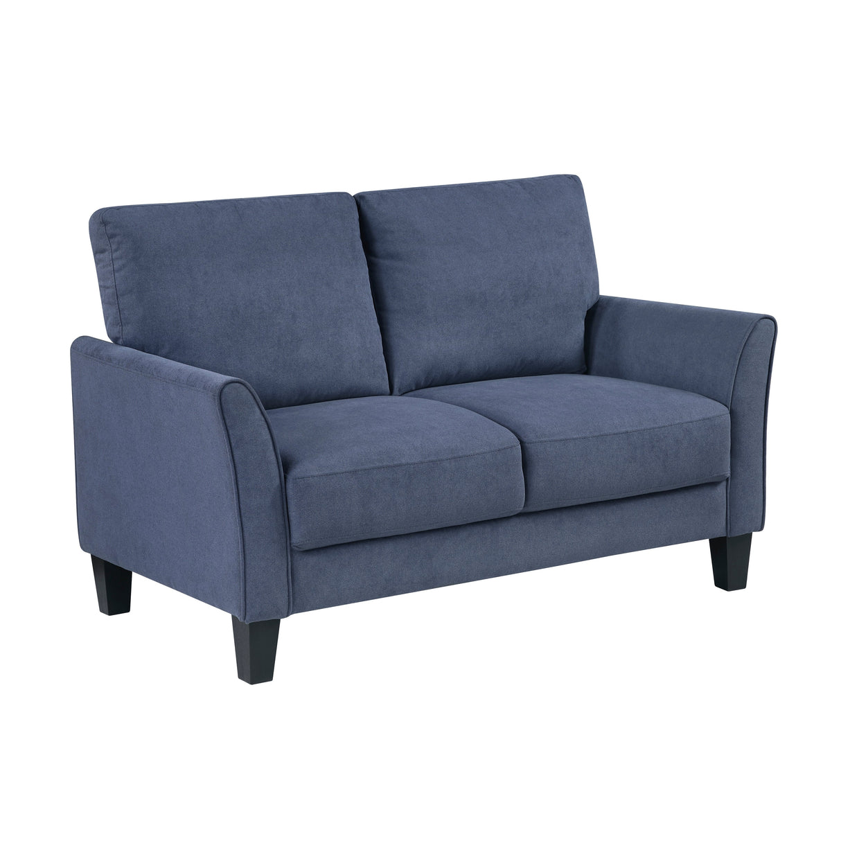 Aliana Blue Loveseat by Homelegance at Eve Furniture