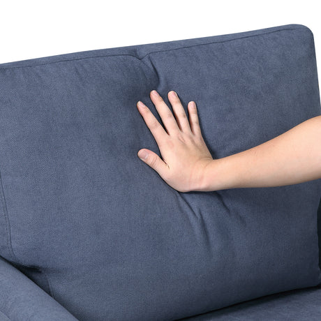 Aliana Blue Sofa by Homelegance at Eve Furniture