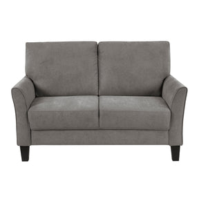 Aliana Chocolate Loveseat by Homelegance at Eve Furniture