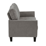 Aliana Chocolate Loveseat by Homelegance at Eve Furniture