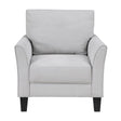 Aliana Gray Chair by Homelegance at Eve Furniture