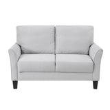 Aliana Gray Loveseat by Homelegance at Eve Furniture