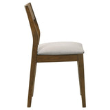 Almonte Dark Brown Dining Chair, Set of 2 by Coaster at Eve Furniture
