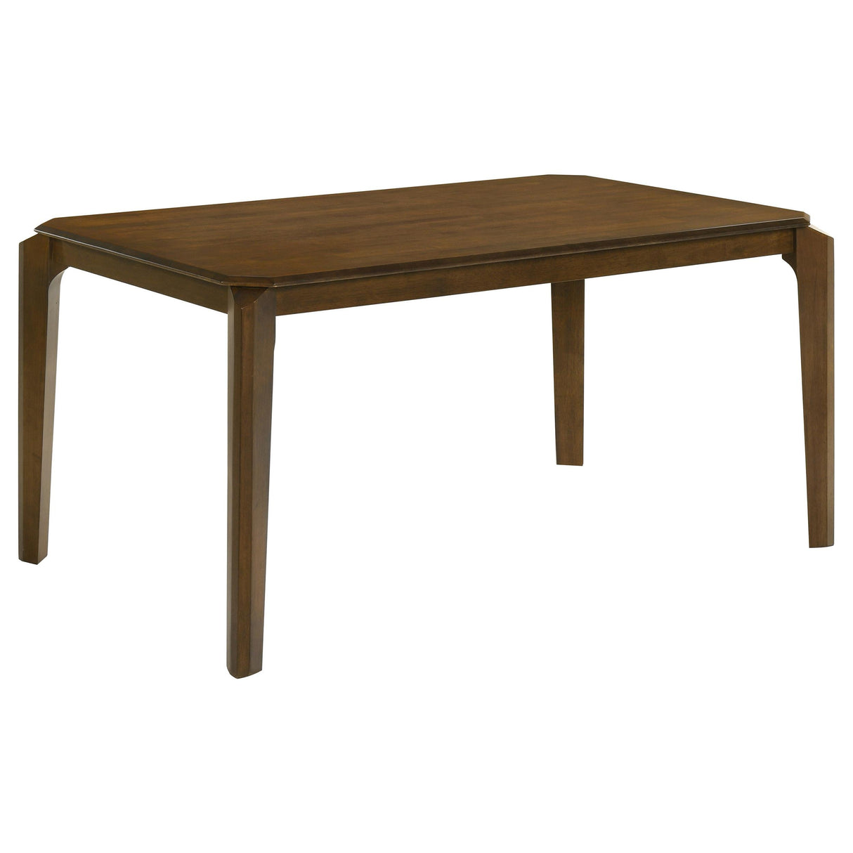 Almonte Dark Brown Rectangular Wood Dining Table by Coaster at Eve Furniture