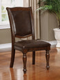 Alpena Brown Cherry/Espresso Side Chair by Furniture of America at Eve Furniture