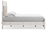 Altyra White Full Upholstered Panel Bed by Ashley at Eve Furniture