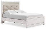 Altyra White Full Upholstered Panel Bed by Ashley at Eve Furniture