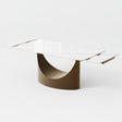 Aman 71"-95" Glossy White Dining Room Set by New Era Innovations at Eve Furniture