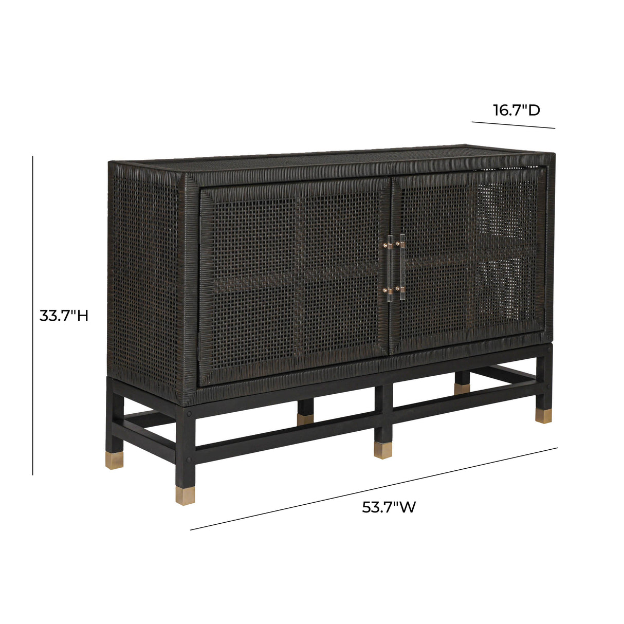 Amara Woven Rattan Buffet by TOV Furniture at Eve Furniture