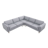 Amber Light Grey Corner Sectional Sofa by Ashcroft Imports at Eve Furniture