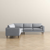 Amber Light Grey Corner Sectional Sofa by Ashcroft Imports at Eve Furniture