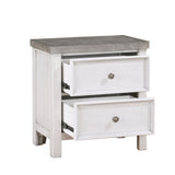 Ambrose Antique White/Gray Storage Platform Bedroom Set by Homelegance at Eve Furniture