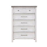 Ambrose Antique White/Gray Storage Platform Bedroom Set by Homelegance at Eve Furniture