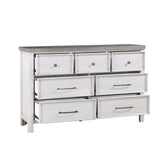 Ambrose Antique White/Gray Storage Platform Bedroom Set by Homelegance at Eve Furniture