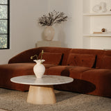 Amelia Chestnut Left Arm Facing Chaise by Moe's Home at Eve Furniture