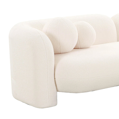 Amelie Faux Fur Sofa by TOV Furniture at Eve Furniture