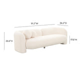 Amelie Faux Fur Sofa by TOV Furniture at Eve Furniture