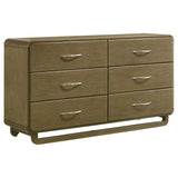 Amsbury Nutmeg 6-Drawer Dresser by Coaster at Eve Furniture