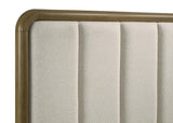 Amsbury Nutmeg Upholstered Eastern King Bed by Coaster at Eve Furniture
