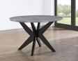 Amy 48-inch Faux-Marble Dining Table by Steve Silver at Eve Furniture