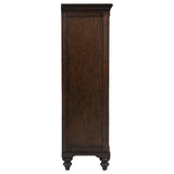 Andover Dark Oak 6-Drawer Tempered Glass Door Chest by Coaster at Eve Furniture