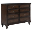 Andover Dark Oak 8-Drawer Dresser by Coaster at Eve Furniture