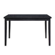Andreas Black Dining Table by Homelegance at Eve Furniture