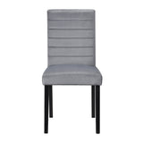 Andreas Black/Gray Dining Set by Homelegance at Eve Furniture