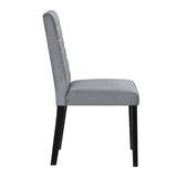 Andreas Gray Dining Side Chair, Set of 2 by Homelegance at Eve Furniture
