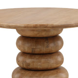 Anele Dining Table, Natural by Dovetail at Eve Furniture
