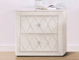 Annabelle Ivory Nightstand by Crown Mark at Eve Furniture